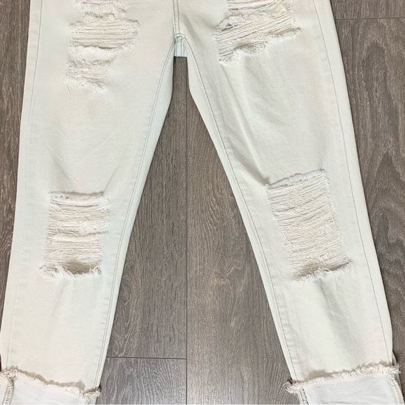 One Teaspoon Xanthe Awesome Baggies Jeans Light Wash Distressed Denim Size 25 - Picture 4 of 16